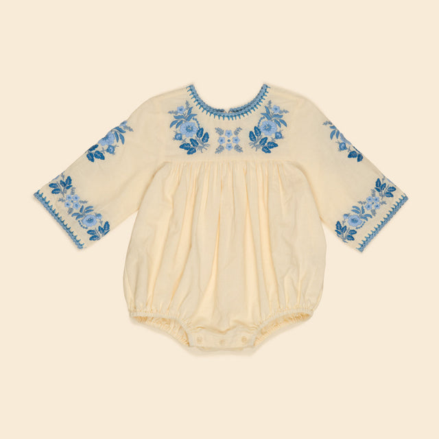 Apolina - Baby Stevie romper - Cream | Scout & Co
