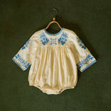 Apolina - Baby Stevie romper - Cream | Scout & Co