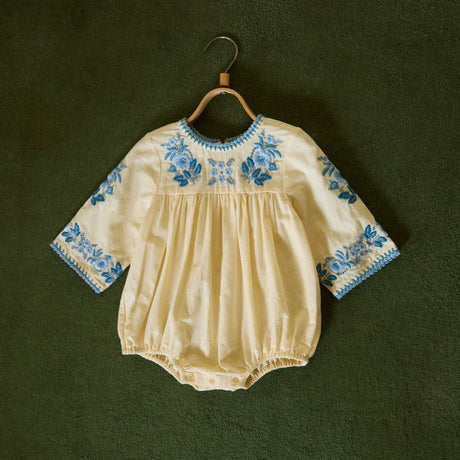 Apolina - Baby Stevie romper - Cream | Scout & Co