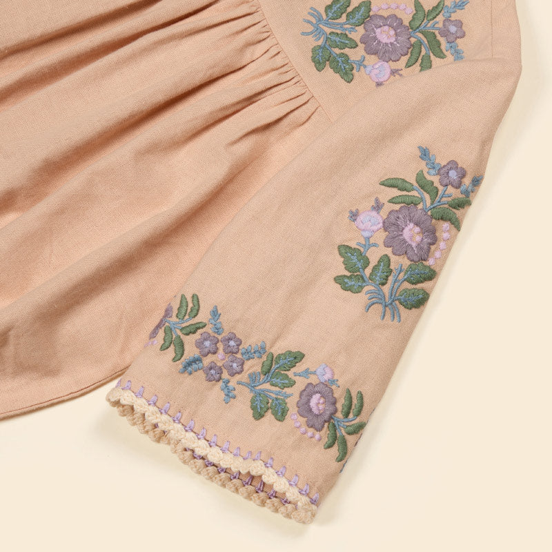 Apolina - Baby Stevie romper - Dried Rose | Scout & Co