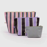 Baggu - Go Pouch set of 3 - Candy Shop Stripes | Scout & Co