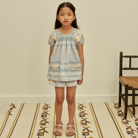 Apolina - Barbara top and shorts set - Summerhouse Stripe | Scout & Co