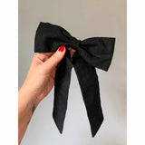Thread Maker x Scout & Co - Linen hair bow - adult - Black | Scout & Co