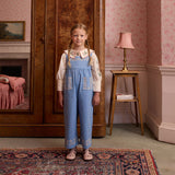 Apolina - Bella denim dungarees - Book Blue | Scout & Co
