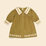 Apolina - Bette dress - dried moss | Scout & Co