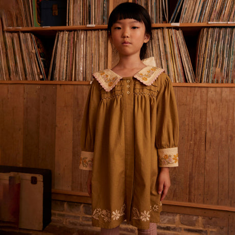 Apolina - Bette dress - dried moss | Scout & Co