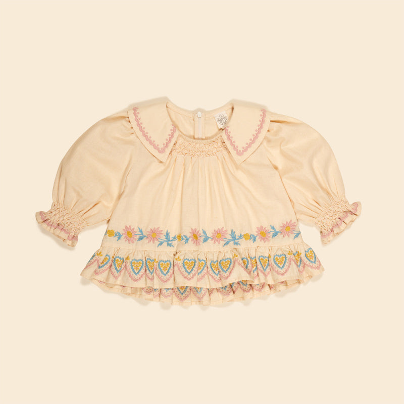 Apolina - Bettina Blouse - Cashew | Scout & Co