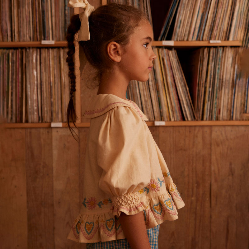 Apolina - Bettina Blouse - Cashew | Scout & Co