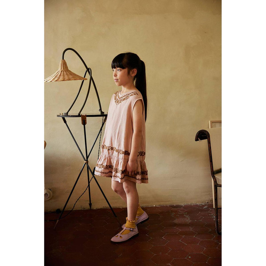 Apolina - Beulah Dress - Rosewater - SS25 UK Stockist | Scout & Co