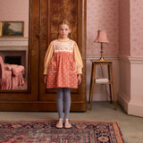 Apolina - Bibi hand embroidered pinafore - Mountain Calico Jam | Scout & Co