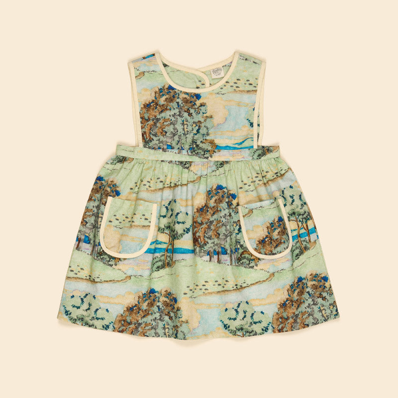 Apolina - Bibi pinafore - Lakeview Scene | Scout & Co