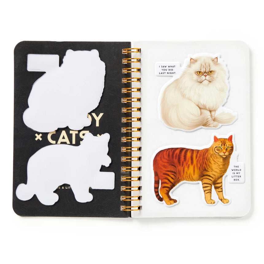 Moody Cats: a sticker book | Scout & Co