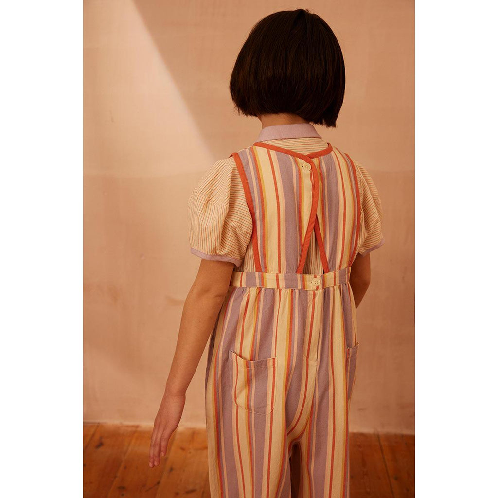 Apolina - Bobbi dungarees - Rustrel Stripe | Scout & Co