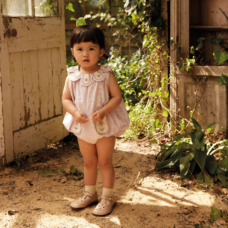 Apolina - Baby Flora bubble romper - Wallflower | Scout & Co