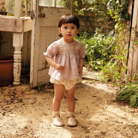 Apolina - Baby Lula bloomers - Rosepanel Cream | Scout & Co