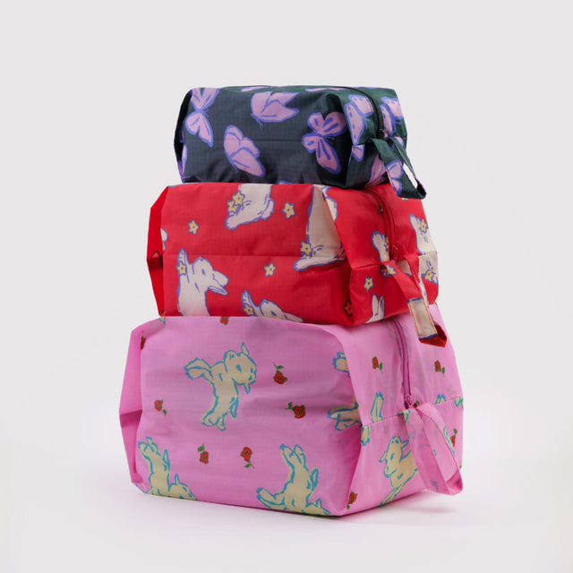 Baggu - 3D Zip Set of 3 - Spring Animals | Scout & Co