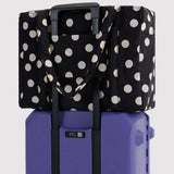 Baggu - Cloud Carry-On bag - Black & Cream Polka Dot | Scout & Co