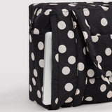 Baggu - Cloud Carry-On bag - Black & Cream Polka Dot | Scout & Co