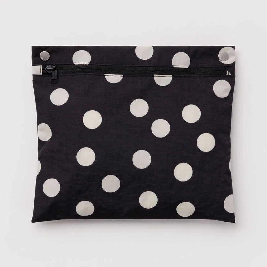 Baggu - Cloud Carry-On bag - Black & Cream Polka Dot | Scout & Co