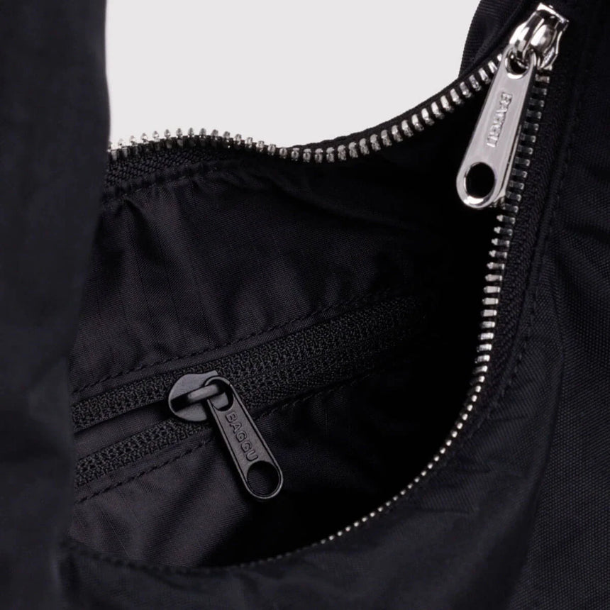 Baggu - Small Nylon Meringue Bag - Black | Scout & Co