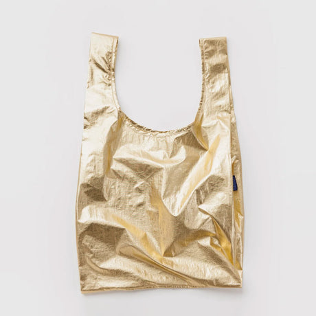 Baggu - Standard Baggu reusable bag - Gold Metallic | Scout & Co