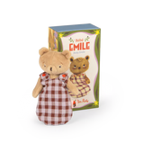 Moulin Roty - Les Minouchkas - Baby Emile the bear soft toy | Scout & Co