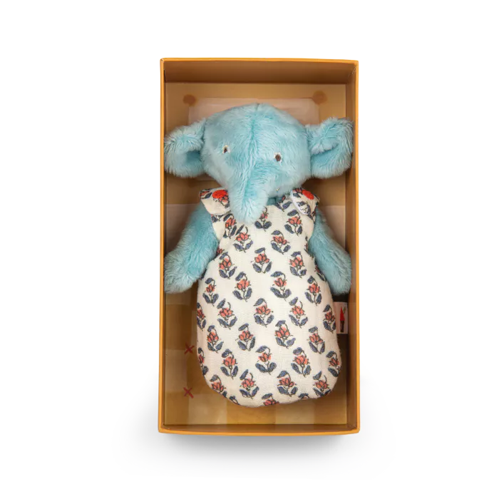 Moulin Roty - Les Minouchkas - Baby Pablo the elephant soft toy | Scout & Co