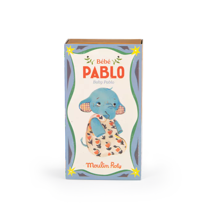 Moulin Roty - Les Minouchkas - Baby Pablo the elephant soft toy | Scout & Co