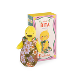 Moulin Roty - Les Minouchkas - Baby Rita the duck soft toy | Scout & Co