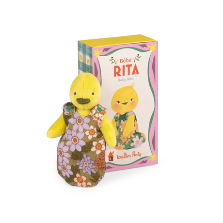 Moulin Roty - Les Minouchkas - Baby Rita the duck soft toy | Scout & Co