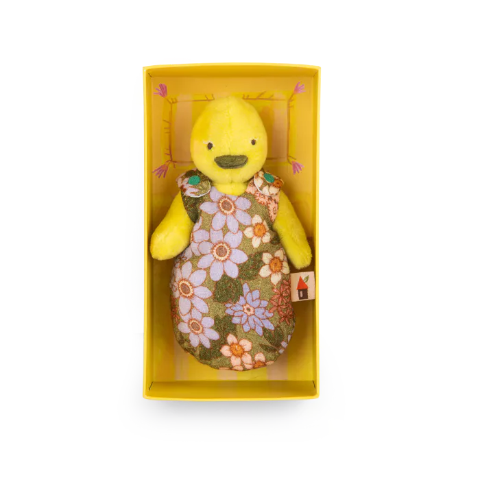Moulin Roty - Les Minouchkas - Baby Rita the duck soft toy | Scout & Co
