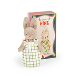 Moulin Roty - Les Minouchkas - Baby Nine the rabbit soft toy | Scout & Co