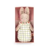 Moulin Roty - Les Minouchkas - Baby Nine the rabbit soft toy | Scout & Co