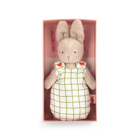 Moulin Roty - Les Minouchkas - Baby Nine the rabbit soft toy | Scout & Co