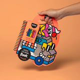 OMY - Super colouring & stickers book - Yummy | Scout & Co