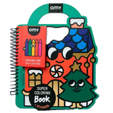 OMY - Super colouring & stickers book - Christmas