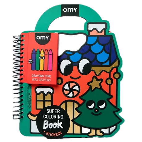 OMY - Super colouring & stickers book - Christmas | Scout & Co