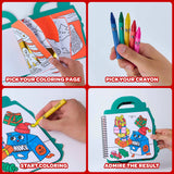 OMY - Super colouring & stickers book - Christmas