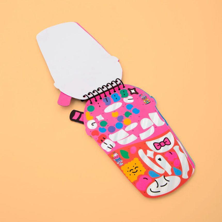 OMY - Sticker by numbers activity book - Bubble Tea | Scout & Co
