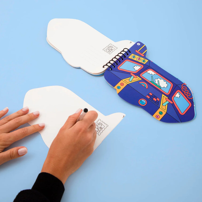 OMY - Sticker activity book - Plane | Scout & Co