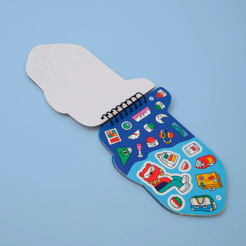 OMY - Sticker activity book - Plane | Scout & Co