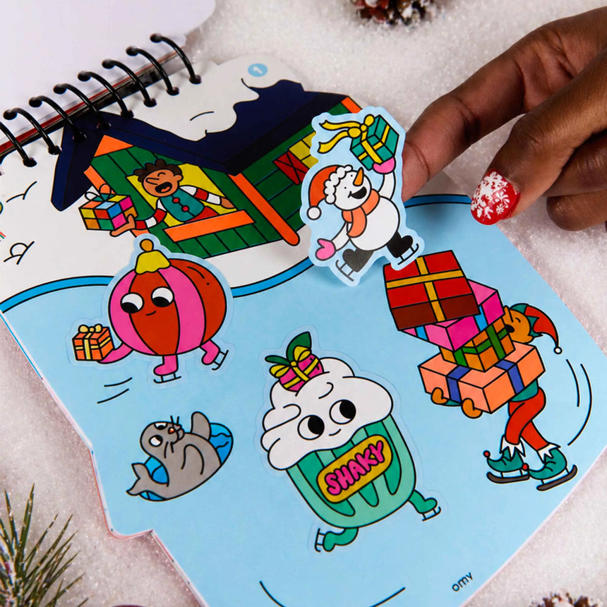 OMY - Sticker activity book - Christmas