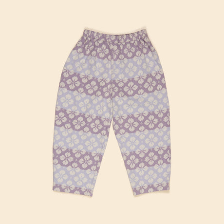 Apolina - Cara Curve jersey trousers - Icelandic Poppy Jacquard | Scout & Co