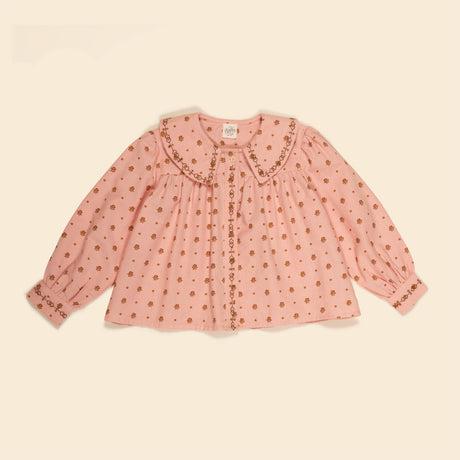 Apolina - Carlotta Blouse - Meadow Calico Ribbon | Scout & Co