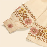 Apolina - Carlotta embroidered blouse - Cashew | Scout & Co