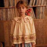 Apolina - Carlotta embroidered blouse - Cashew | Scout & Co