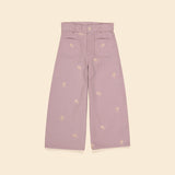 Apolina - Casey 70s embroidered jeans - Lilac | Scout & Co