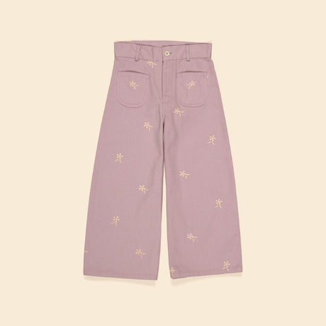 Apolina - Casey 70s embroidered jeans - Lilac | Scout & Co