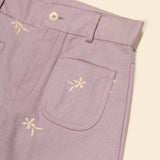 Apolina - Casey 70s embroidered jeans - Lilac | Scout & Co