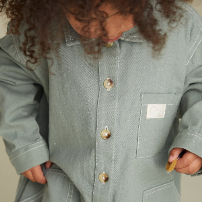 Claude & Co - Western overalls - Sea Green | Scout & Co